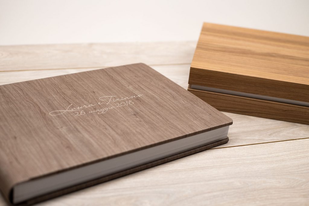 fotolibro di matrimonio su carta cotone