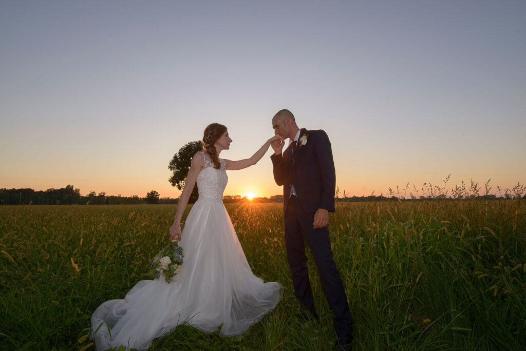 Matrimonio di Sara e Andrea con ricevimento all'agriturismo la Barcella