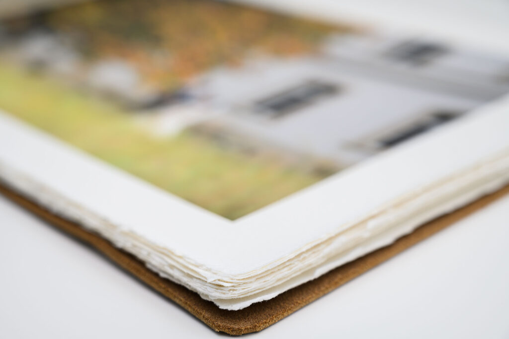 fotolibro di matrimonio su carta cotone