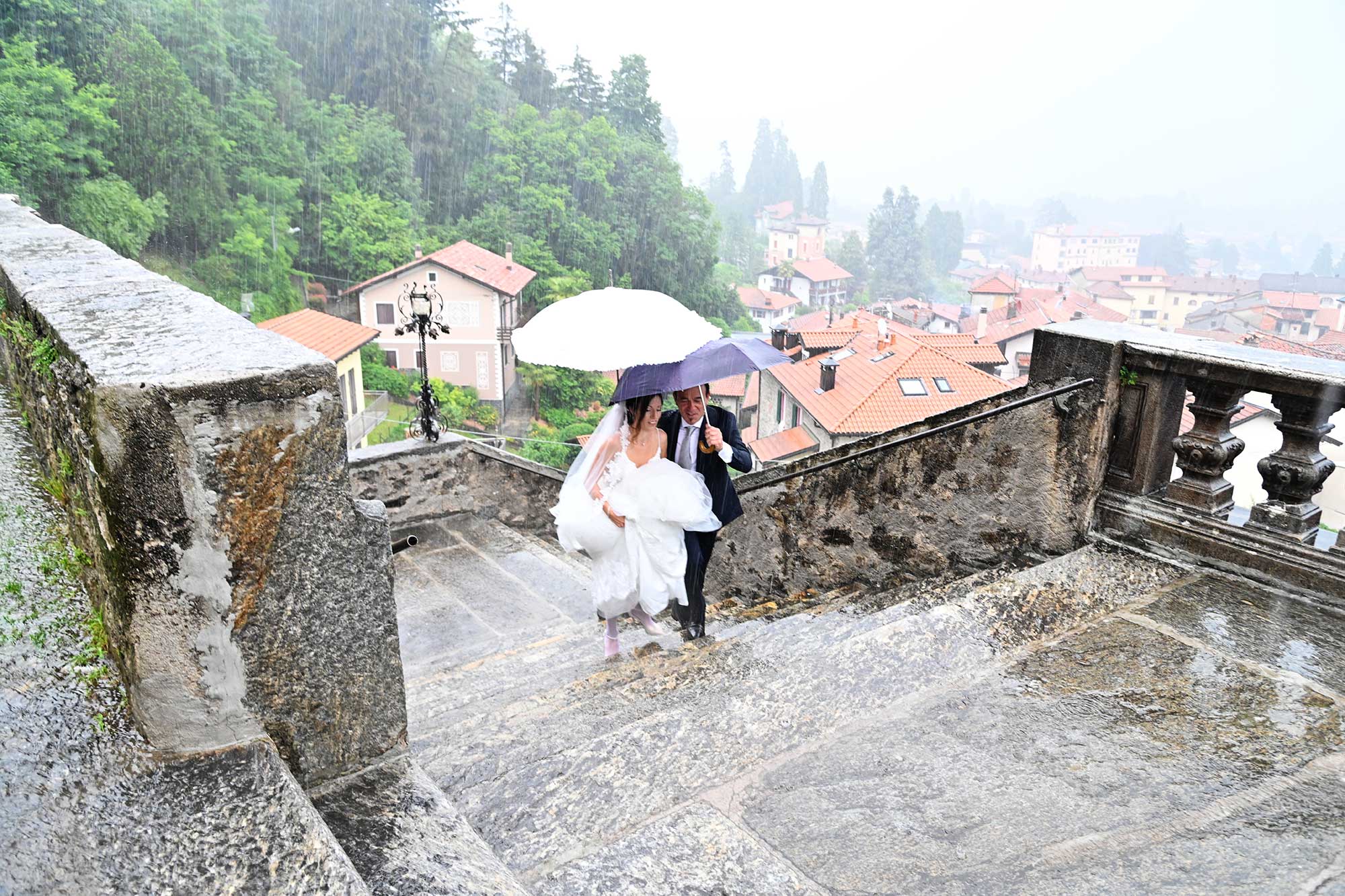 matrimonio con la pioggia