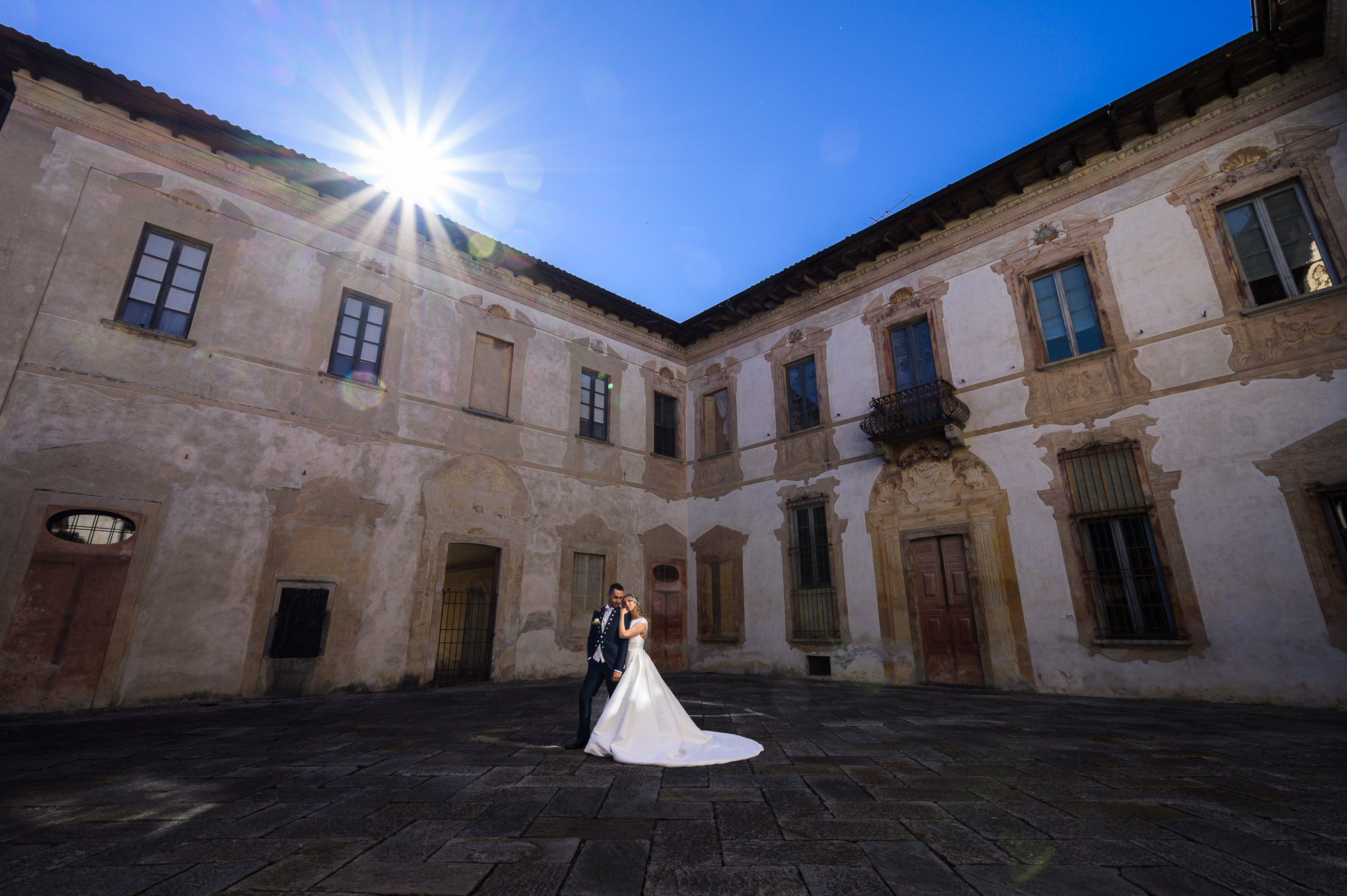 sposi in Villa Bozzolo Casalzuigno