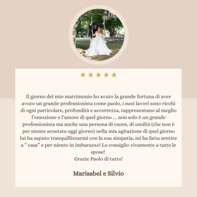 Paolo Spiandorello fotografo recensione matrimonio Villa Patrizia Magnago