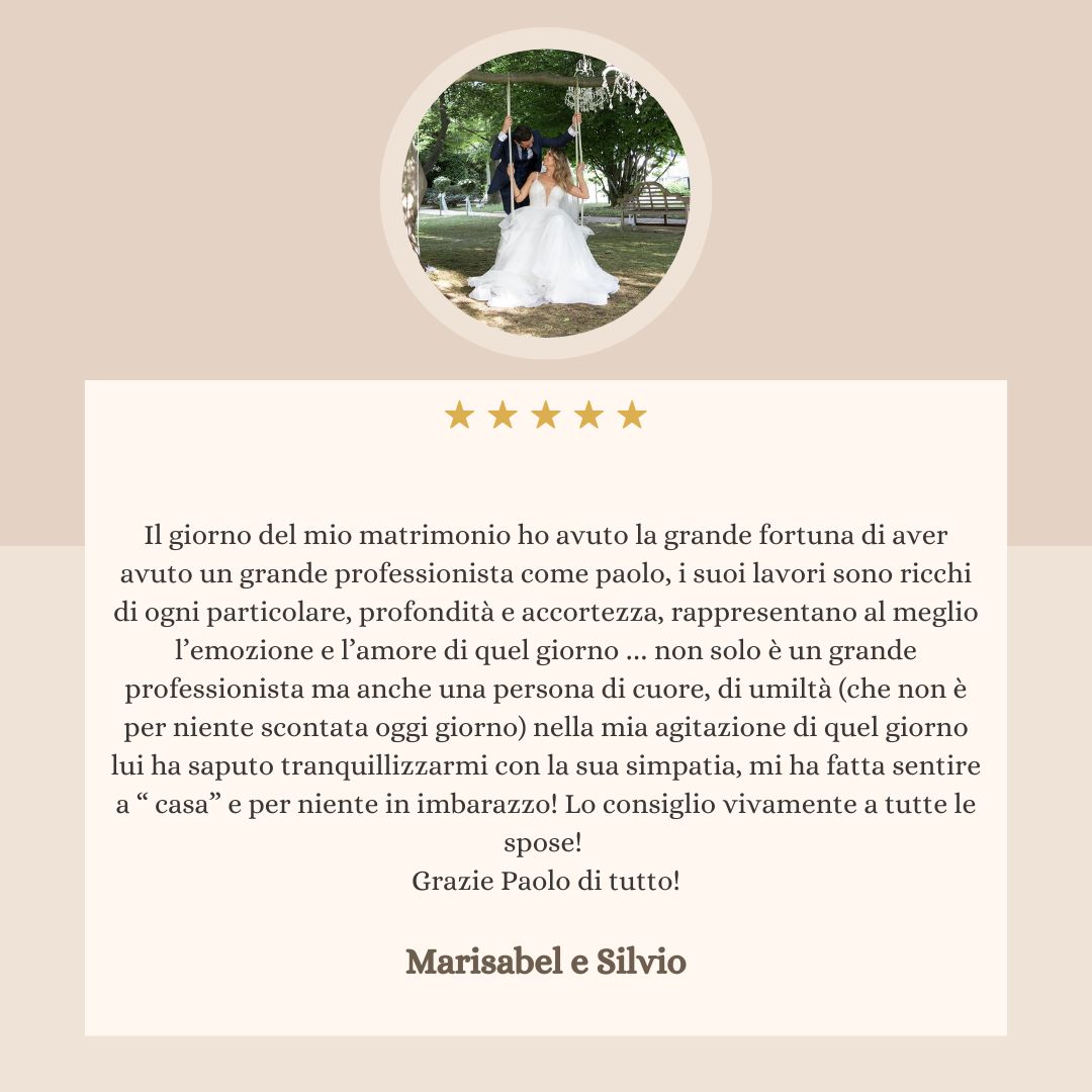 Paolo Spiandorello fotografo recensione matrimonio Villa Patrizia Magnago